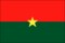 Burkina Faso 3'x5' Flag and Spinner Flagpole Set, Includes Flag, 6' Spinner Pole and Bracket